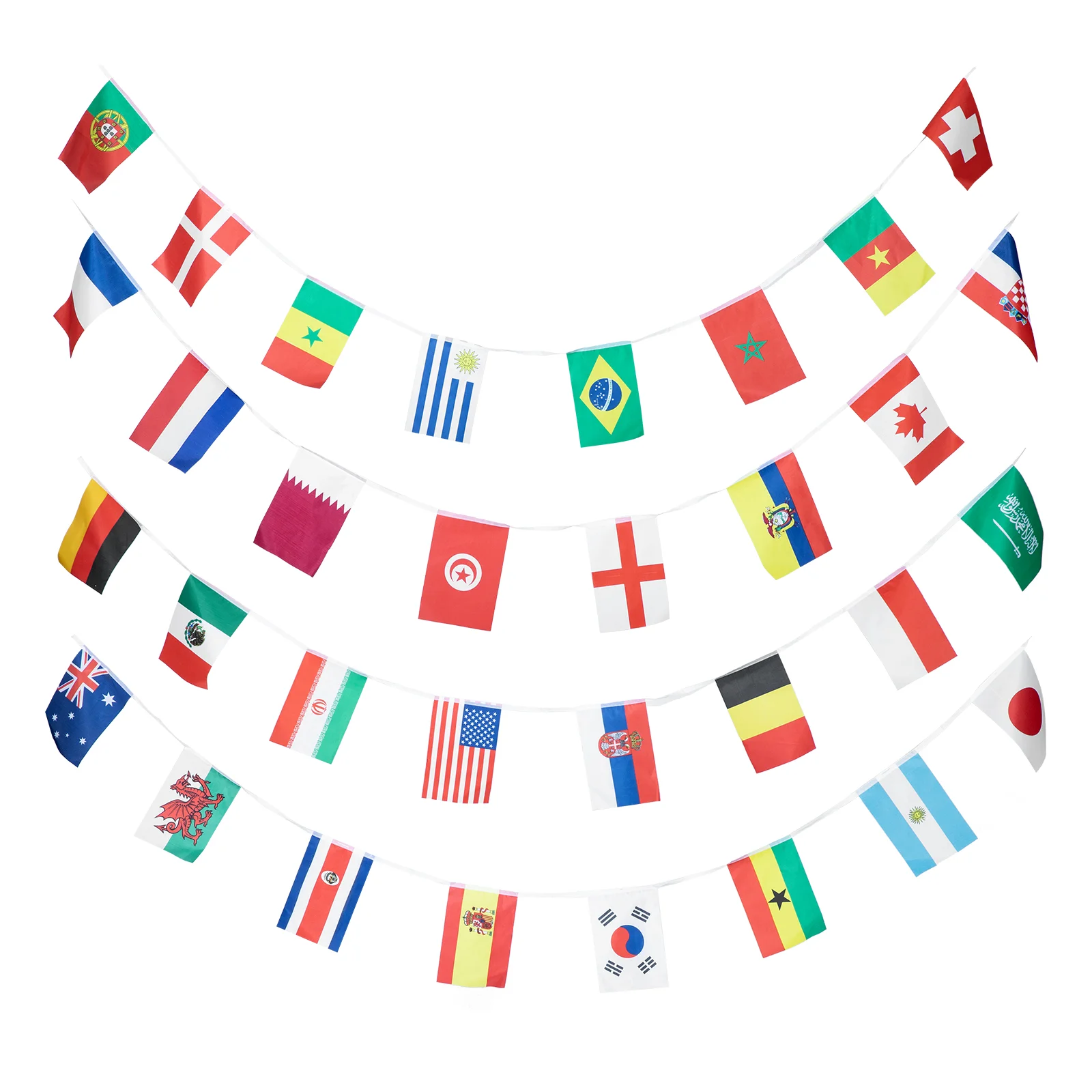 

Flags World Flag Banner Cup String International Bunting Pennant Countriesroom Teen Party Country Hanging Soccer European
