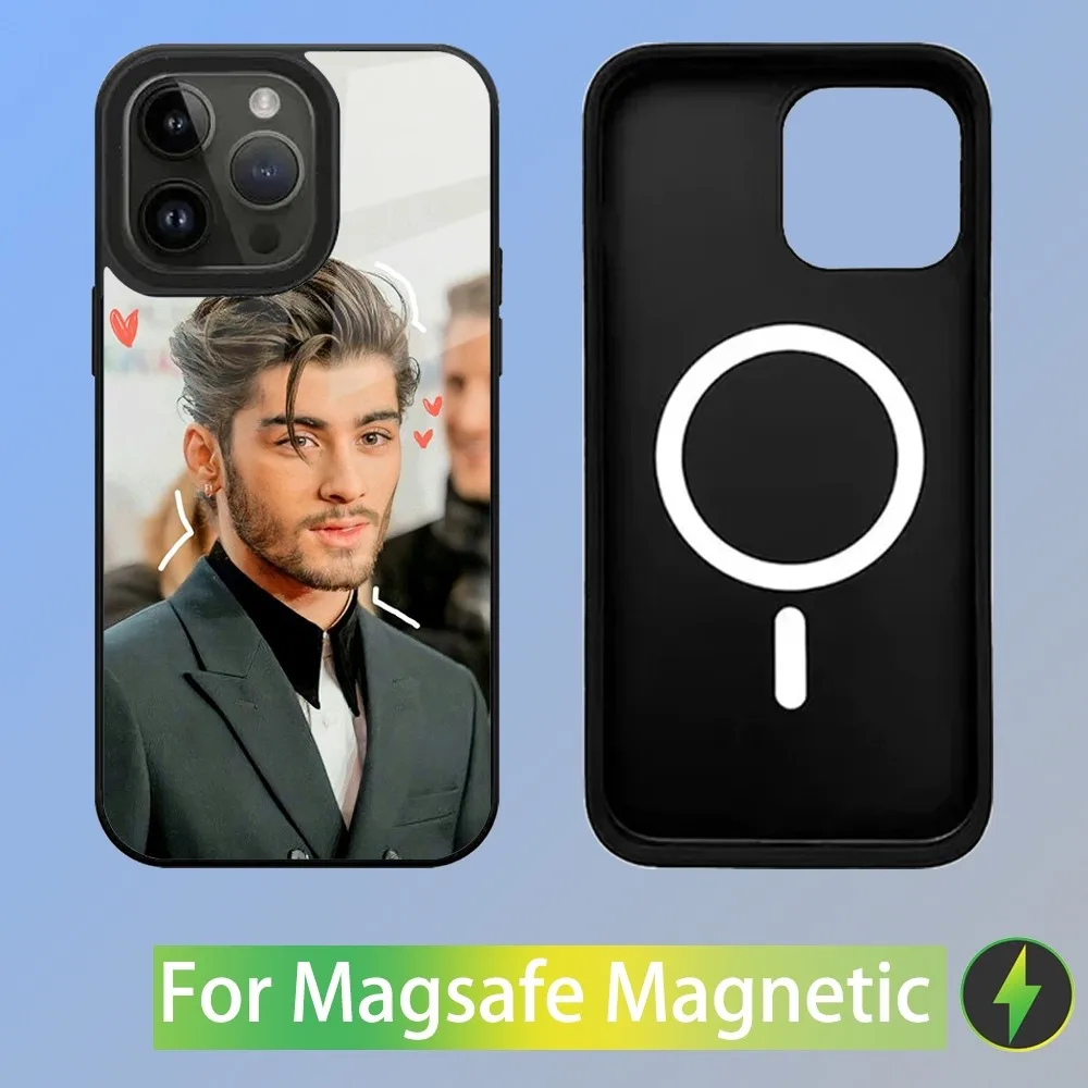 Чехол для телефона Z-Zayn M-Malik Nobody прослушивания iPhone 16 15 14 13 12 11 Plus Pro Max Mini Magsafe с