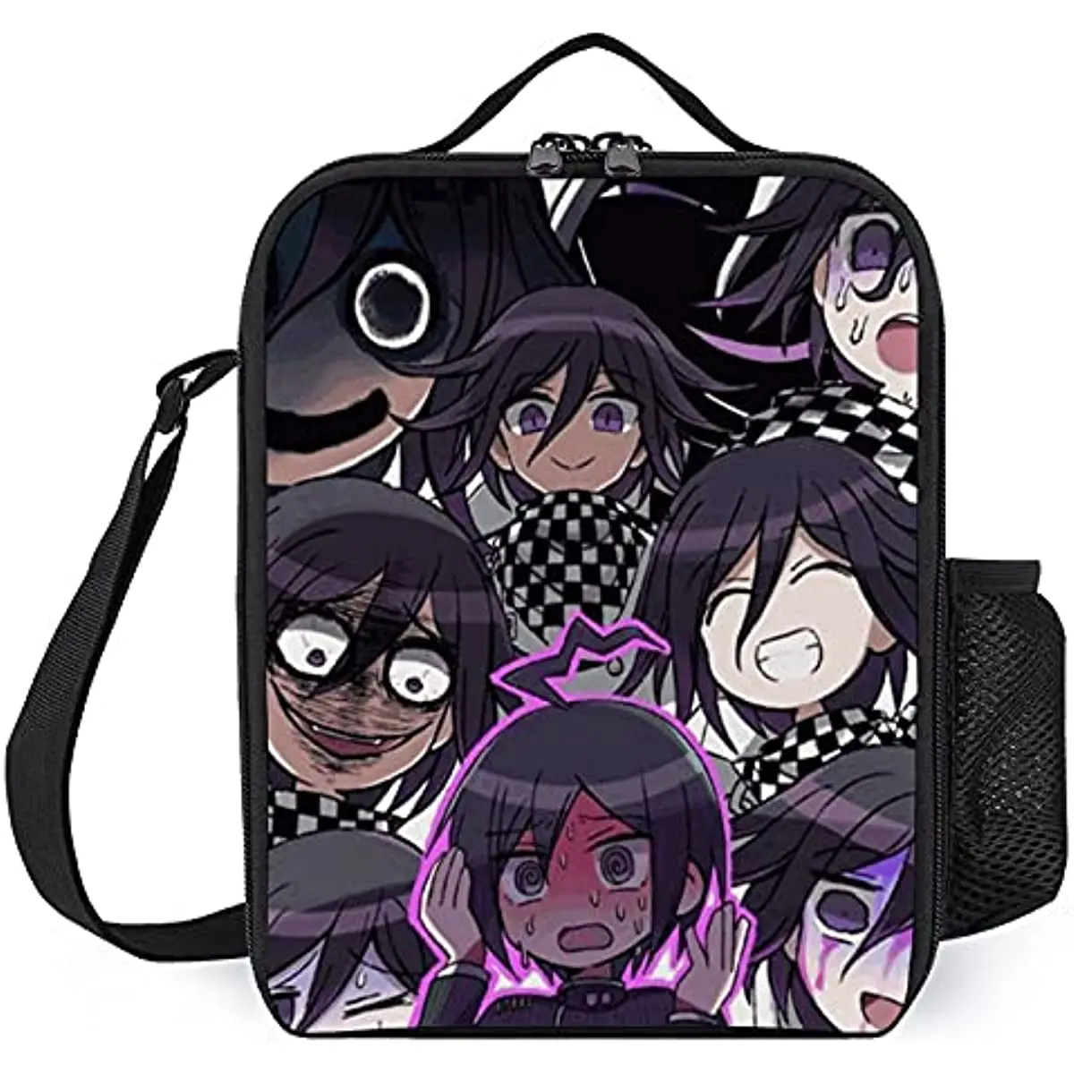 

Anime Lunch Bag with Adjustable Shoulder Strap Reusable Leakproof Lunch Box for Men Women Kids, for Outdoor Activities Work