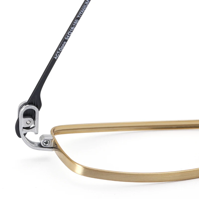 Очки в титановой оправе для мужчин и женщин винтажные квадратные оптические