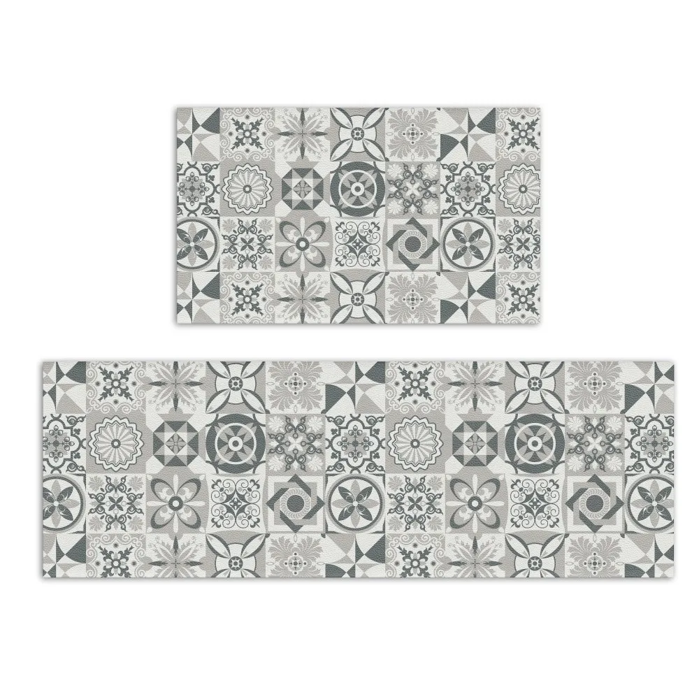 

Кухонный коврик из ПВХ водонепроницаемый мягкий коврик для ног, длинный коврик для прихожей, противомасляный коврик для домашнего декора