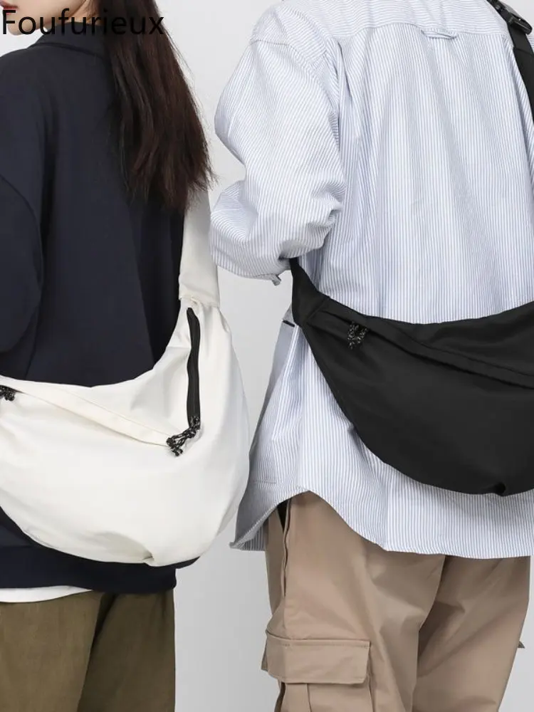 

Новая повседневная сумка-Кроссбоди foufurious 2022, мужские дизайнерские сумки на плечо, Большая вместительная сумка-тоут, Женская дорожная сумка-...