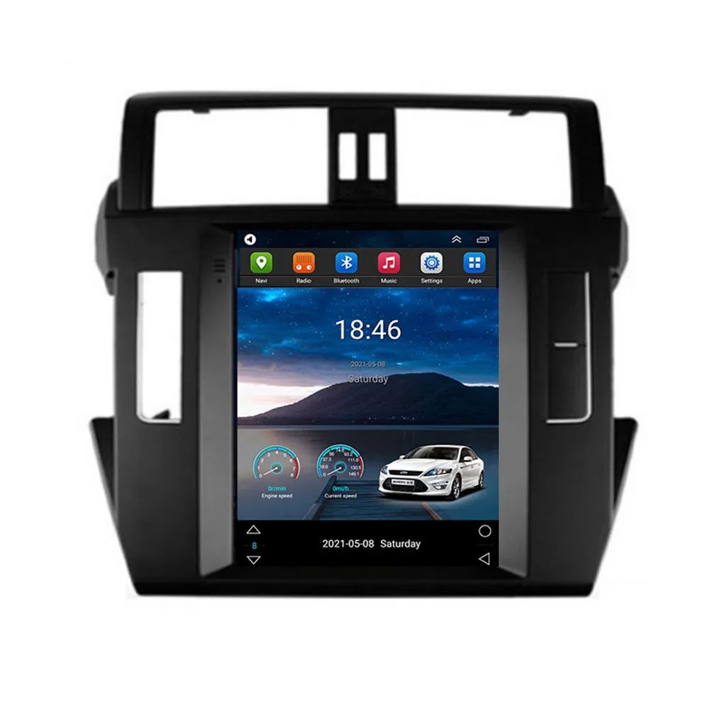 

For Tesla Style 2Din Android 12 Car Radio For TOYOTA Prado 2014-2018 Multimedia Video Player GPS Stereo Carplay DSP RDS Camera