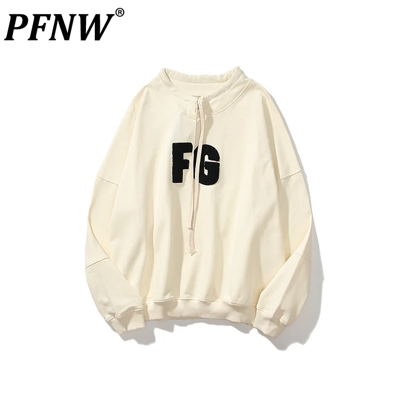 

Мужской свитер с капюшоном и вышивкой, на весну/осень