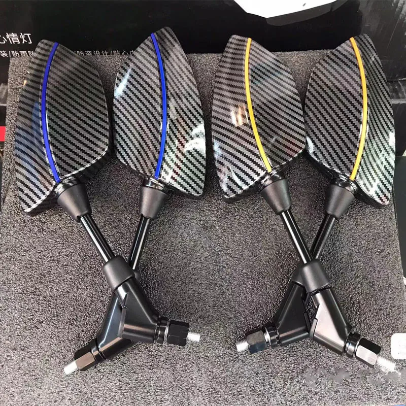 

Motorcycle Mirror Universal Bicycle Rear View Mirror Wide Range Back Sight Reflector Adjustable Scooter Modified Accessories