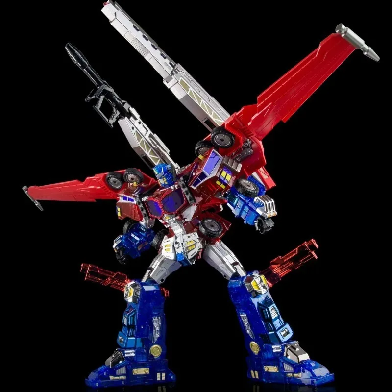 Фото В наличии TR-02EX Star Commander Animation Siege Cyber Fall Qingtian OP Прозрачная трансформирующаяся игрушка, коллекционный подарок. №2