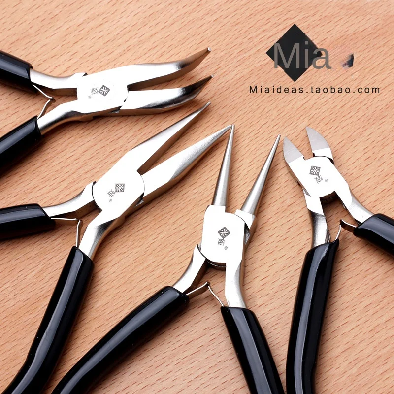 Ornament Handmade Pliers Kit Jewelry Pliers Pointed round Nose Pliers DIY Winding Beading Tools