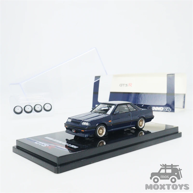 Дешево INNO 1:64 NISSAN SKYLINE GTS-R (R31) темно-синий/черный/оружейный металлический Литая модель автомобиля Pаспродажа INNO 1:64 NISSAN SKYLINE GTS-R (R31) темно-синий/черный/оружейный металлический Литая модель автомобиля