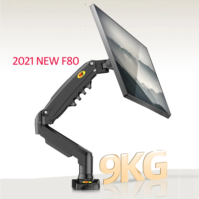 Настольный держатель NB F80, эргономичный держатель для монитора 17-30 дюймов, 2-9 кг, с газовой пружиной