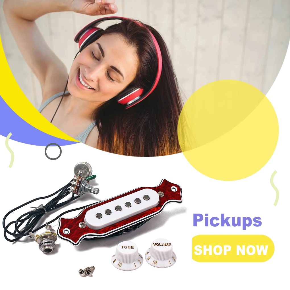 

Портативная акустическая ручка для электрогитары, 6 струн