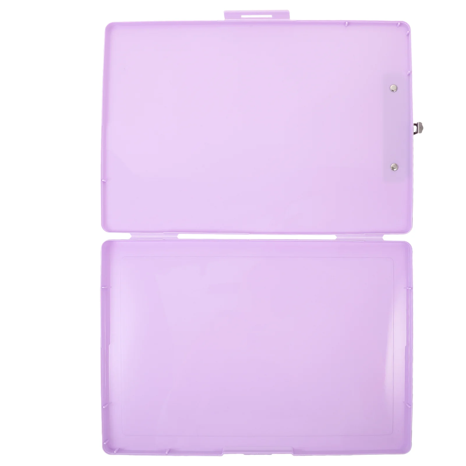 

File Storage Box Postcards Case Plastic Organizer Photo Craft Containers Certificate