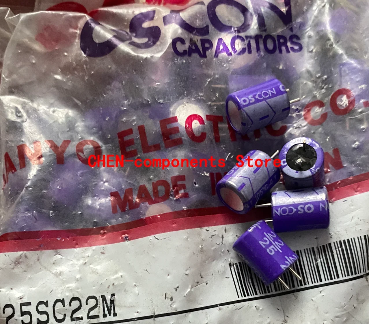 

SANYO 25V22UF 8X10MM 25SC22M конденсаторы