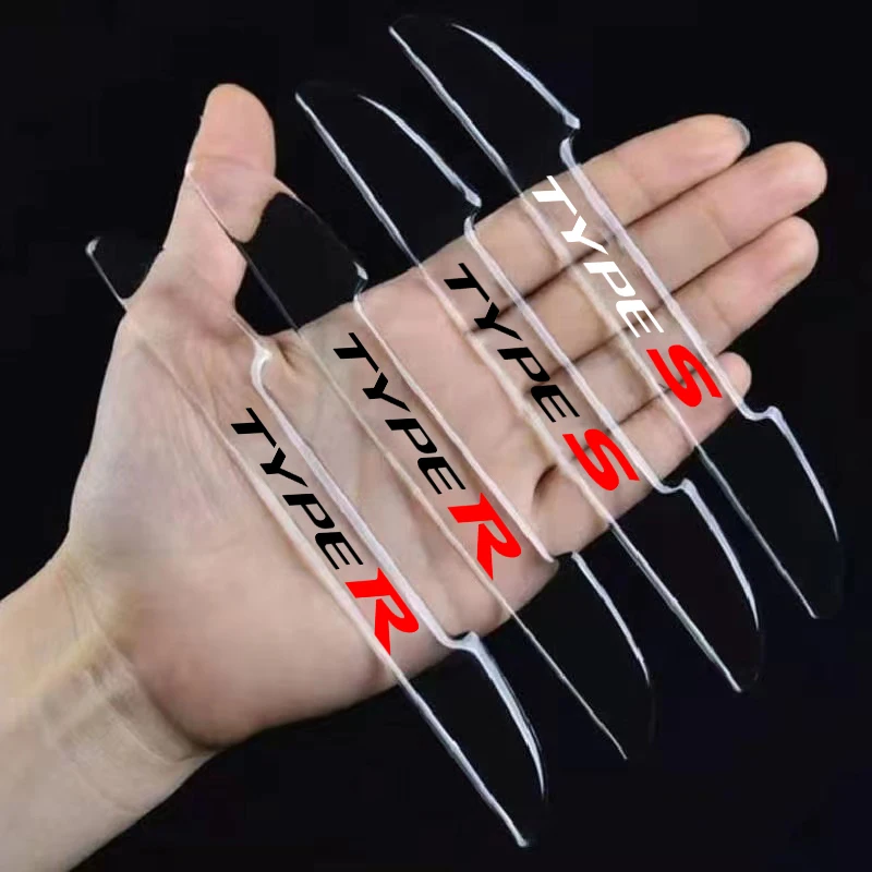 

Car door anti-collision strip decoration Edge Bumper strip Protective Film Scuff Stickers For Honda CITY TYPER TYPES TYPE