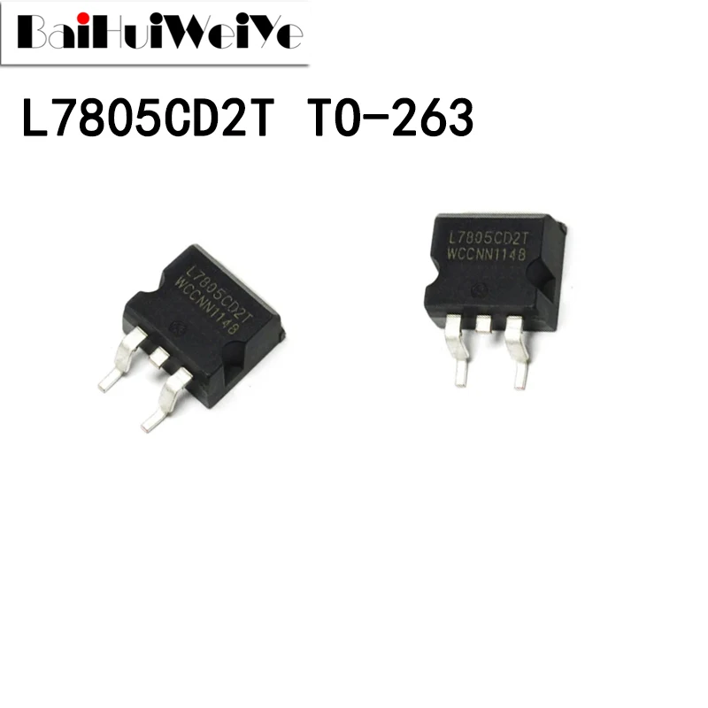 

10PCS L7805CD2T L7805 L7805C2T TO-263 New and Original IC Chipset MOSFET MOSFT TO263 Three-terminal Voltage Regulator