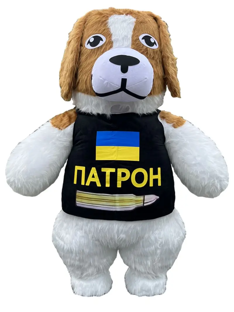 Надувная 2 м/2,6 м/3 м, огромная панда, модель детской собаки, рекламная плюшевая мультяшная кукла, одежда для взрослых