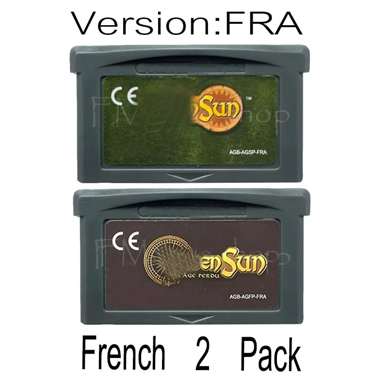 Картридж для видеоигр картридж игровой консоли 32 бит игр GBA серии GoldSun Потерянный