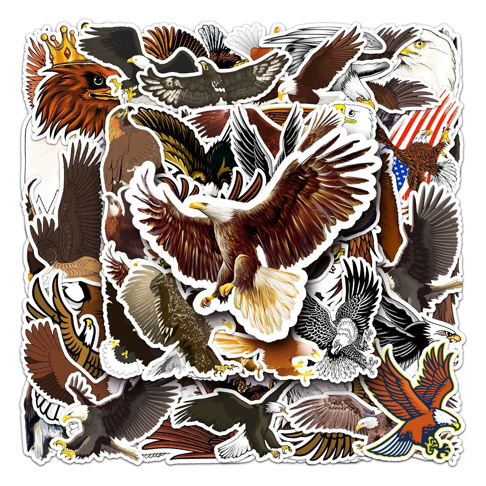 

Стикеры в виде индейки и граффити, 10/30/50 шт.