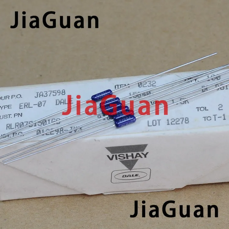 

50 шт. VISHAY rldale r07 1,5 K 1/4 Вт 2% осевое сопротивление ERL07 0,25 Вт 1K5 военные указанные Прецизионные Металлические пленочные резисторы
