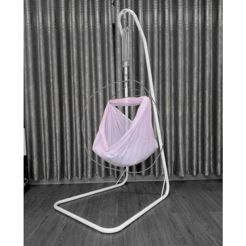 Infant Baby Cradle: Mesh Cover, Hanger & Cotton Cushion Included, Baby Hammock