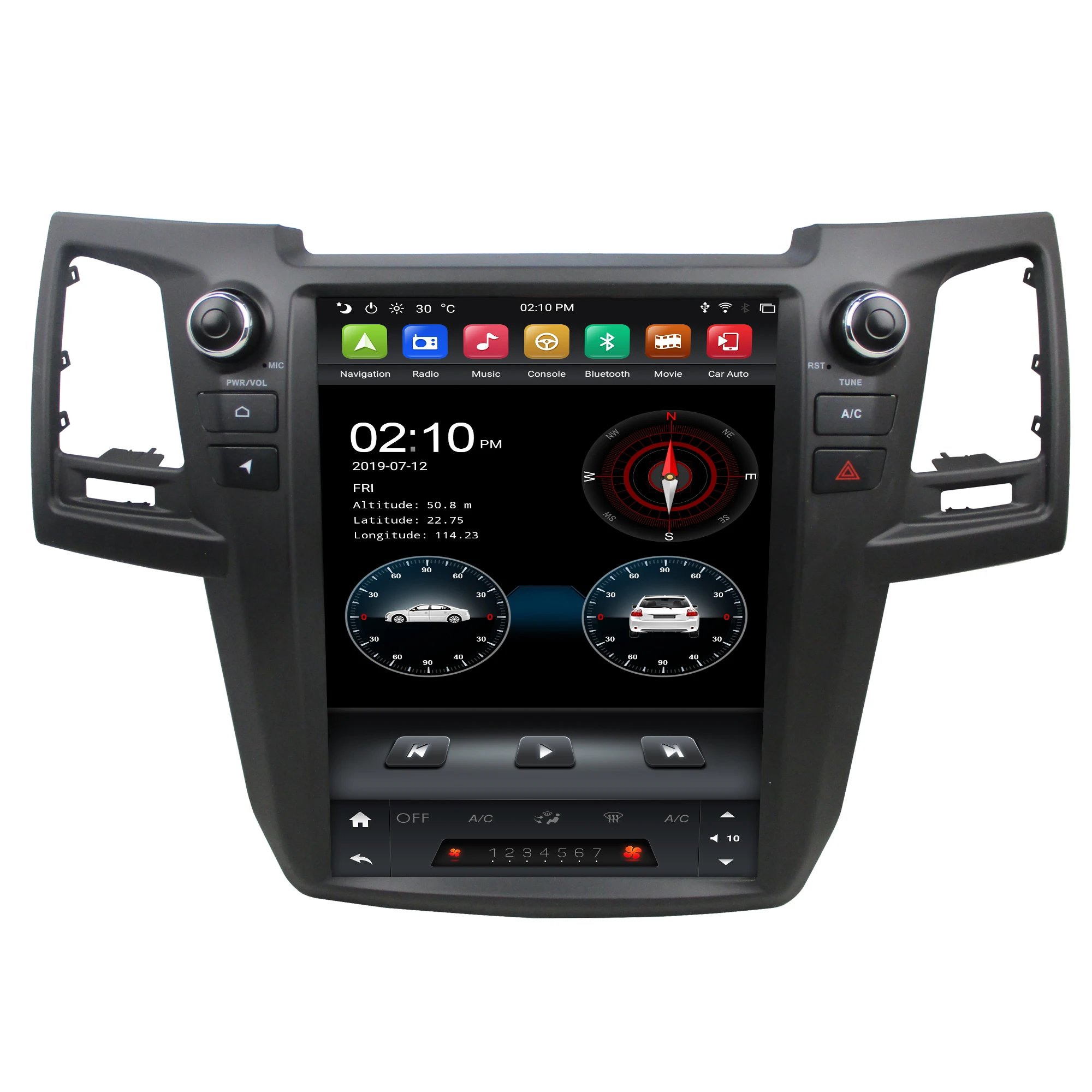 

Заводская поставка, система Android 9,0, автомобильное радио 4 + 32 ГБ/4 + 64 ГБ с gps-навигацией, автомобильный dvd-плеер для fortuner с автомобильным видео