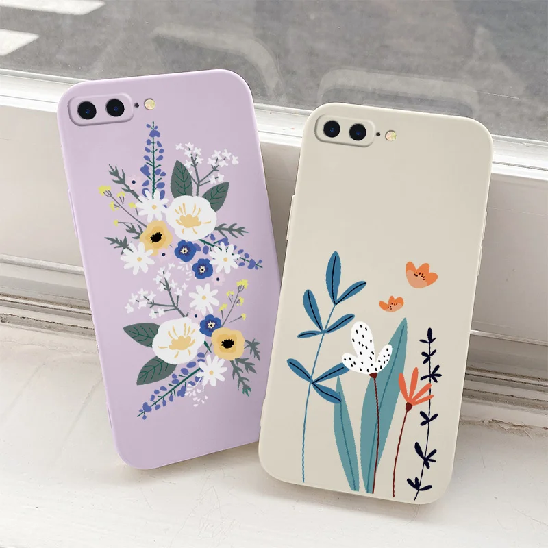 

Literary Flowers Phone Case For OPPO A9 A5 A7 A5S A3S A12 A15 A15S A16 A54 A74 A31 A33 A53 2020 A72 A83 A92 4G 5G Silicone Cover