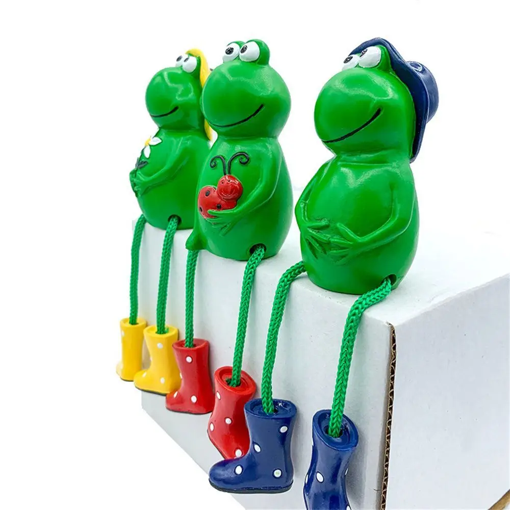 

Creative Garden Crafts Sitting Toad Plant Frog in Rain Boots Frog Outdoor Ornaments