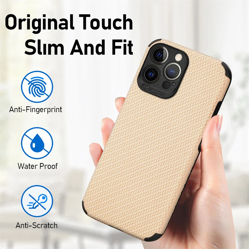 

Fiber Print Phone Case For iPhone 13 12 Mini 11 Pro XS MAX XR X 7 8 6 6S Plus SE 2020 Soft TPU Fiber Phone Case