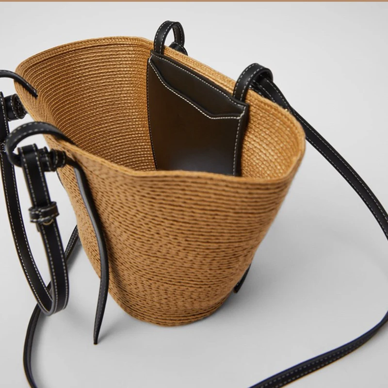 Chic Large Capacity Casual Handmade Women's Hand Tote Bag Summer Holiday Vocation Basket Handbags For Female