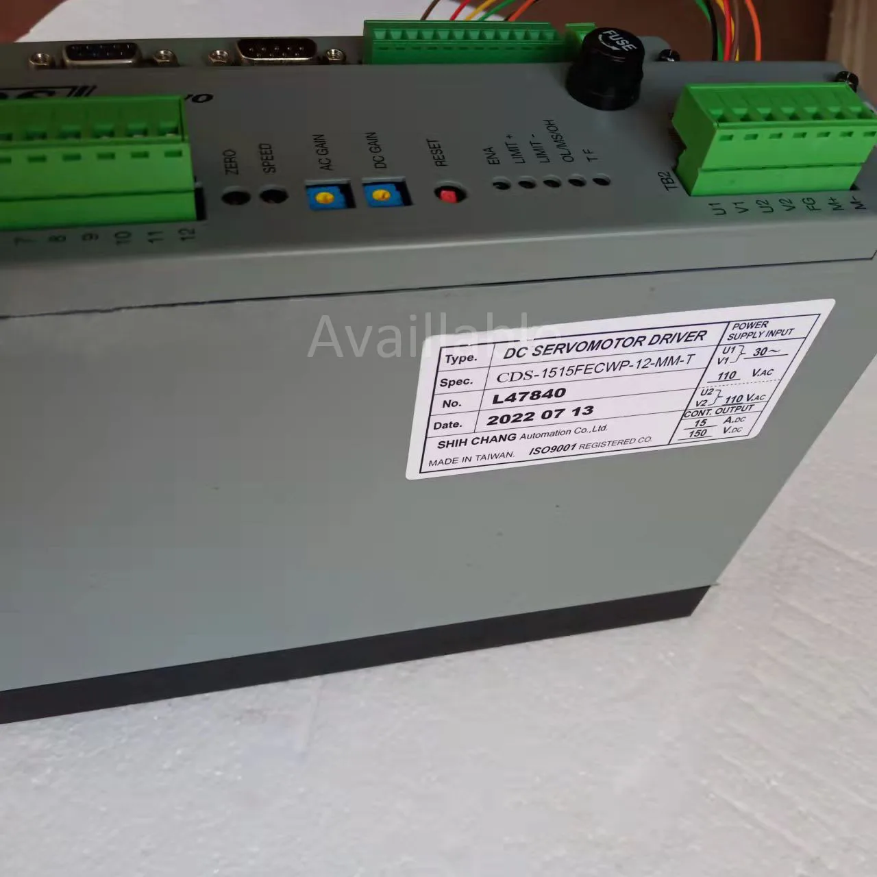 

CDS-1515FECWP-12 Servo Controller