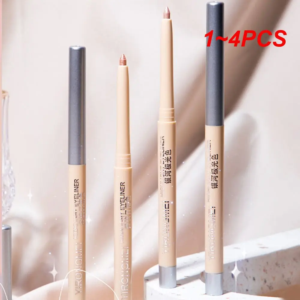 

1~4PCS Highlight Enhance Eyes Strong Color Silkworm Brush Shadow Eye Shadow Trend Lying Silkworm Pen Accurate Application