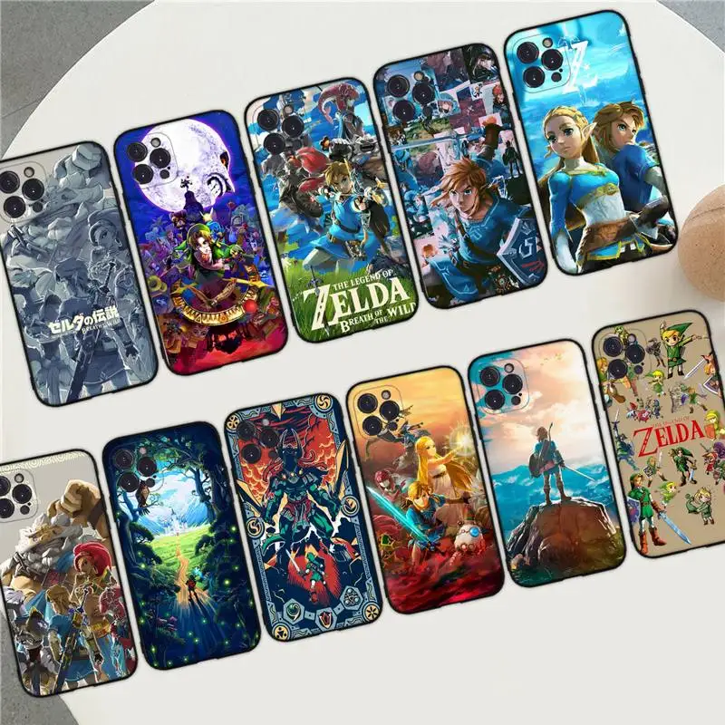 

Game L-Legends Of The Zelda Phone Case For iPhone 14 11 12 13 Mini Pro XS Max Cover 6 7 8 Plus X XR SE 2020 Funda Shell