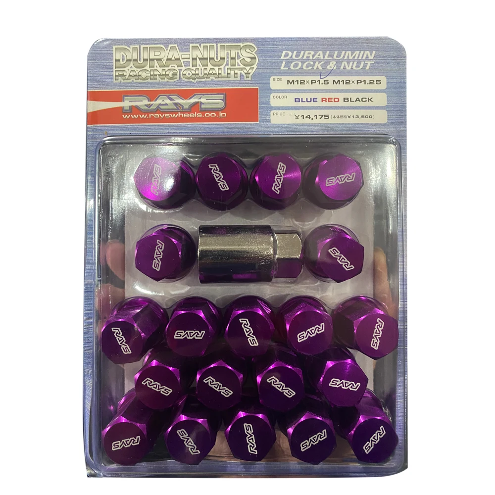 Колесные гайки лучей инженерного стиля блокировочные наконечники 1 25 для SUBARU IMPREZA