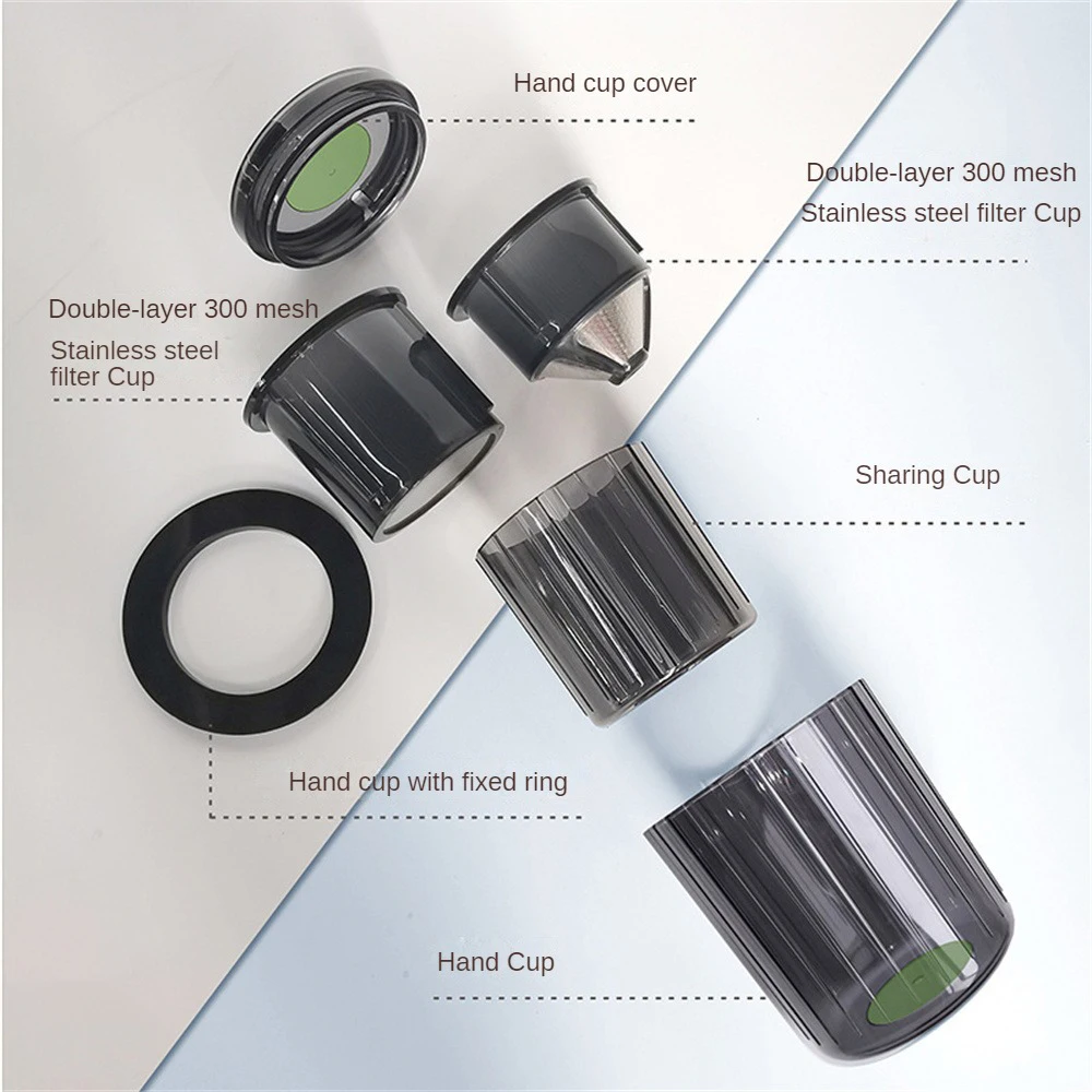 

Coffee Tools Coffee Filter Outdoor Camping Coffee Cup Tea Coffee Filter Mesh With Lid Three-in-one Strainers Kitchen Accessories