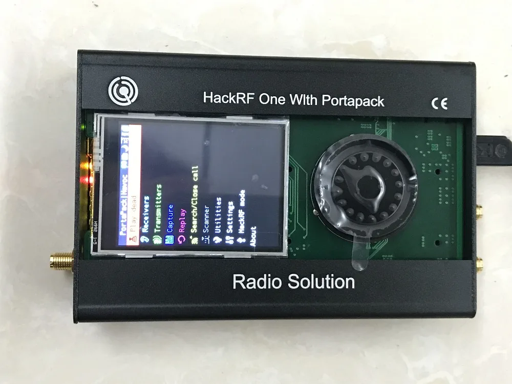 Последняя версия PORTAPACK + HACKRF ONE от 1 МГц до 6 ГГц SDR программно определяемое радио + металлическая фотография + 0.5ppm TXCO + Touch LCD