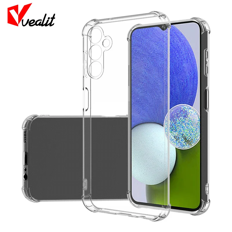 

Silicone Clear Phone Case for Samsung Galaxy A54 A34 A24 A14 A04 A73 A53 A33 A23 A13 A03 A52 S A32 Z Flip 3 4 Cover Accessories