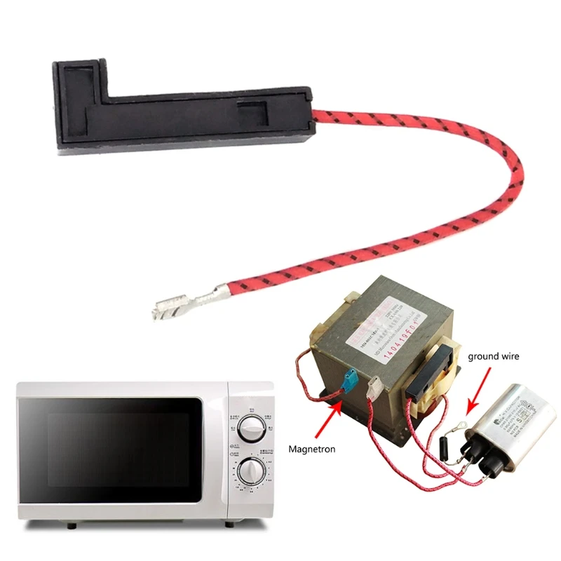 Свч печь Высоковольтная оболочка предохранителя интегрированная черная