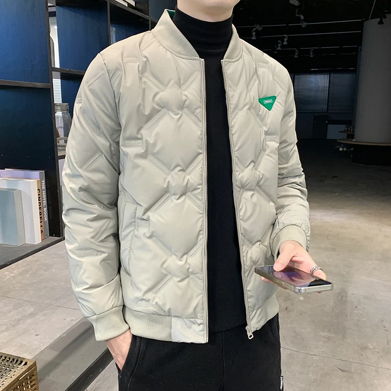 Autumn Winter Light Thin Duck Down Jackets Men Fashion Warm Short Parkas Slim Casual Down Coats Outdoor Windproof Jacket 2022