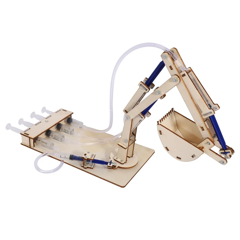 

-Гидравлический экскаватор «сделай сам», Студенческая технология, небольшая научная и образовательная игрушка, модель игрушка для научног...