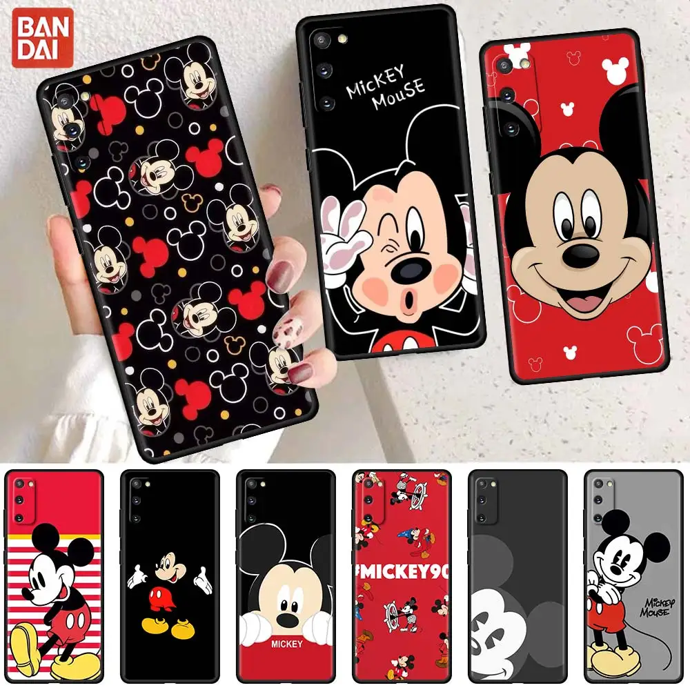 

Cute Mickey Mouse Cartoon Soft Case For Samsung Galaxy S20 FE S22 S21 S10 S9 Plus S8 Note 20 Ultra 10 Lite Phone Cover Shell