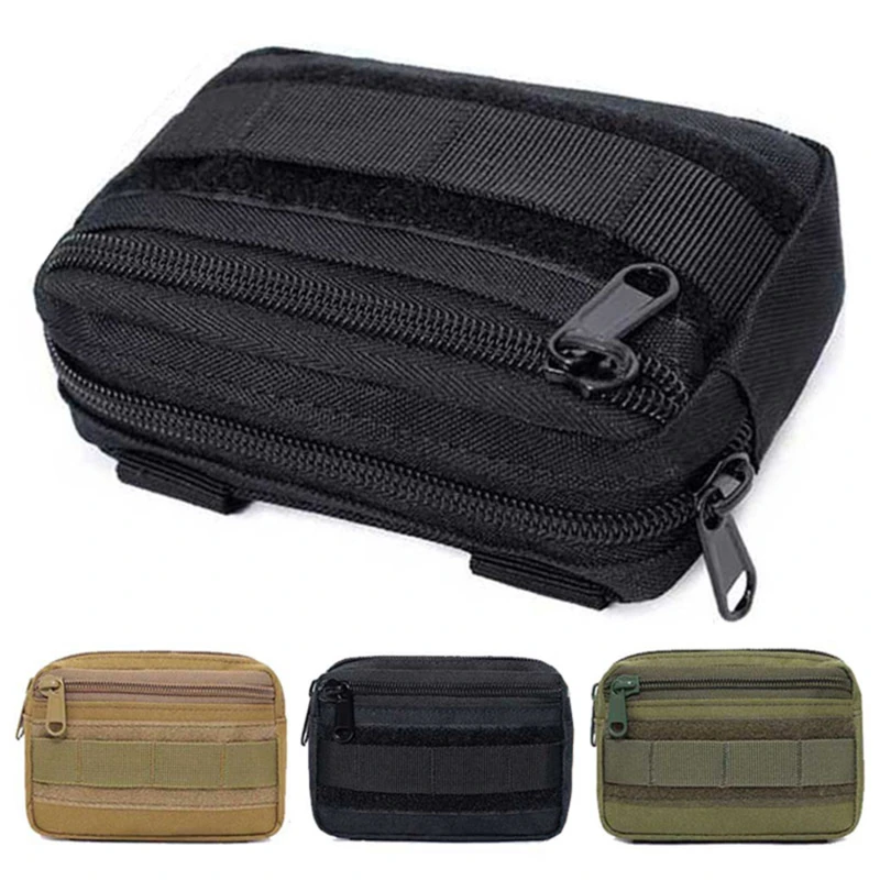 

Double Utility Accessories Bag Mobile Layer Camping Bag Military Hunting Fanny Pouch Men Waist Pack Outdoor Sundries Pack Bag