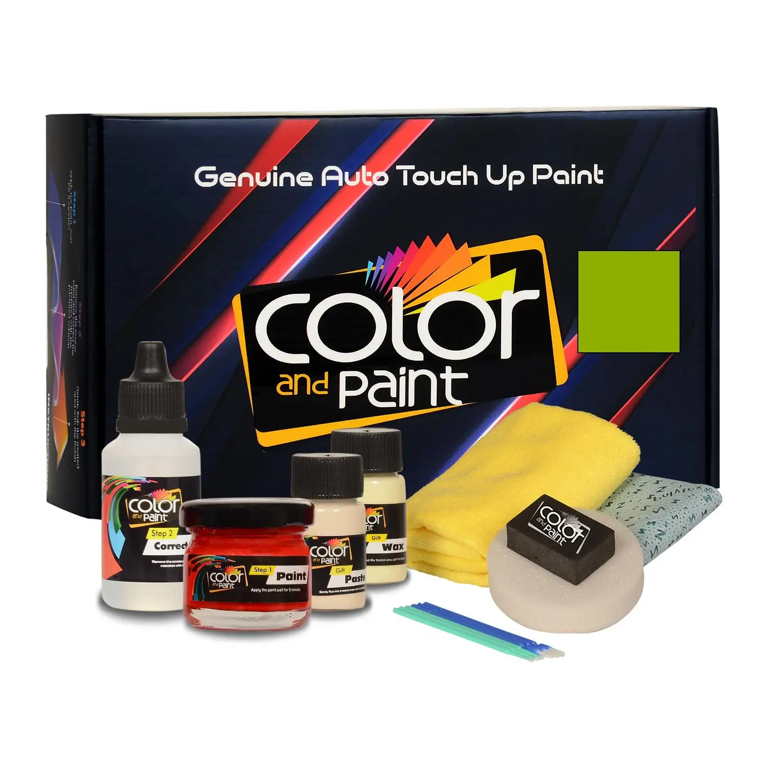 

Color and Paint compatible with Mercedes Automotive Touch Up Paint - NEONGRUEN - 6793 - Basic Care
