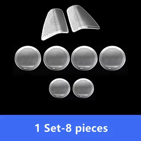 Для BMW X5 X6 E70 E71 декоративная крышка для автомобильной двери аудио динамика защитная наклейка из нержавеющей стали аксессуары для интерьера