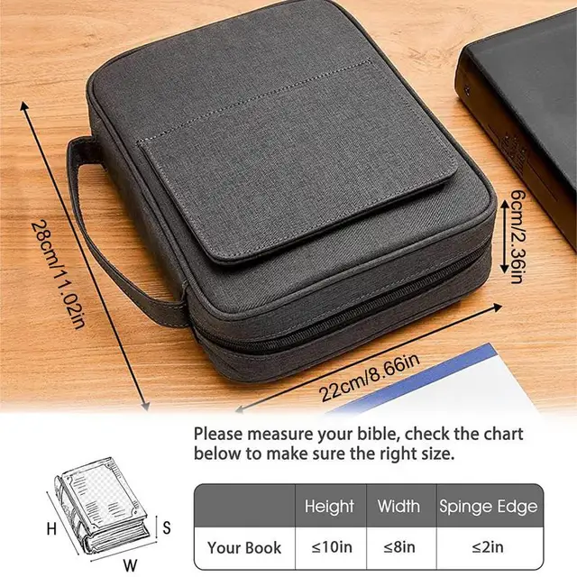 Bible Carrying Case With Pockets 6