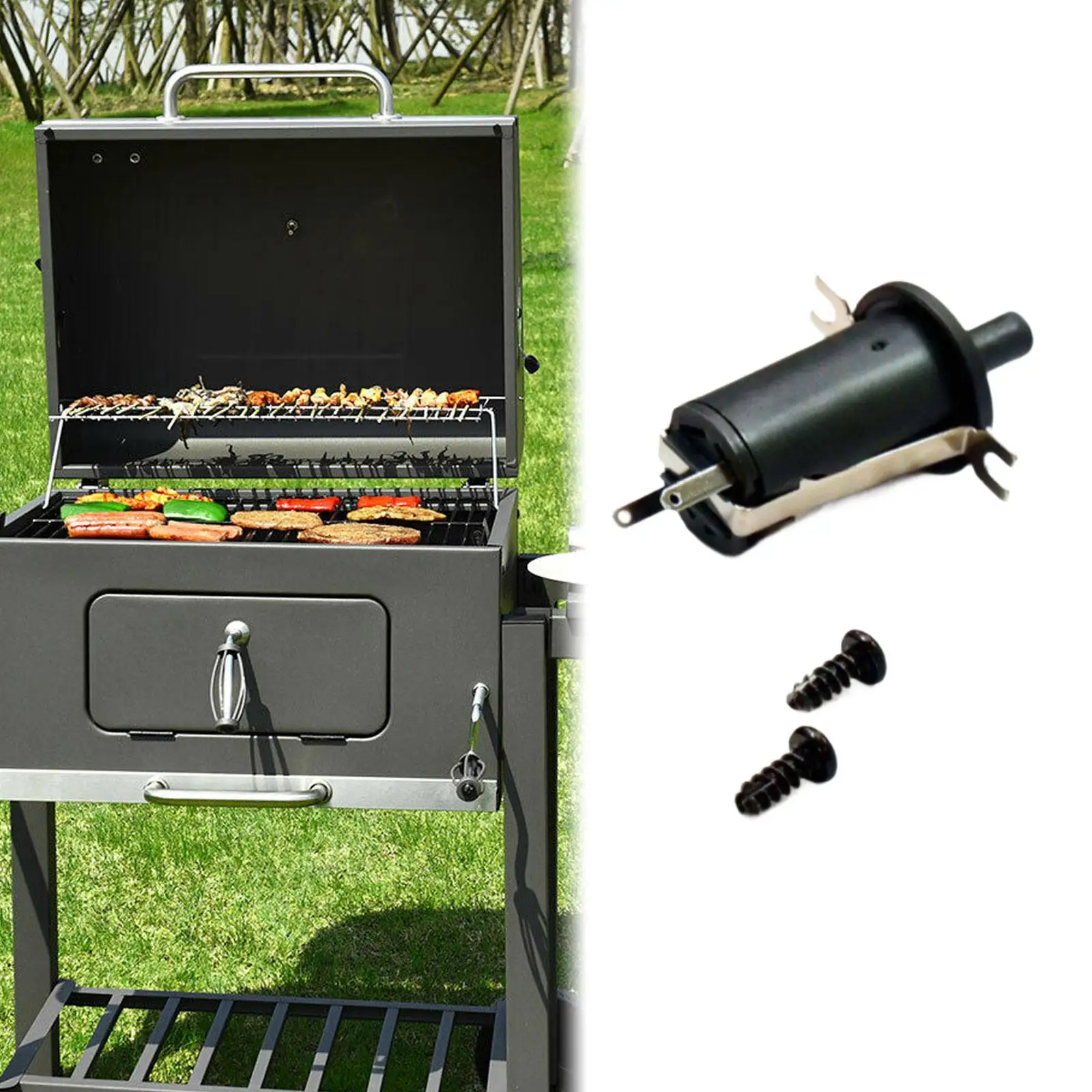 Дверной переключатель с крышкой и бункером цифровые аксессуары для барбекю