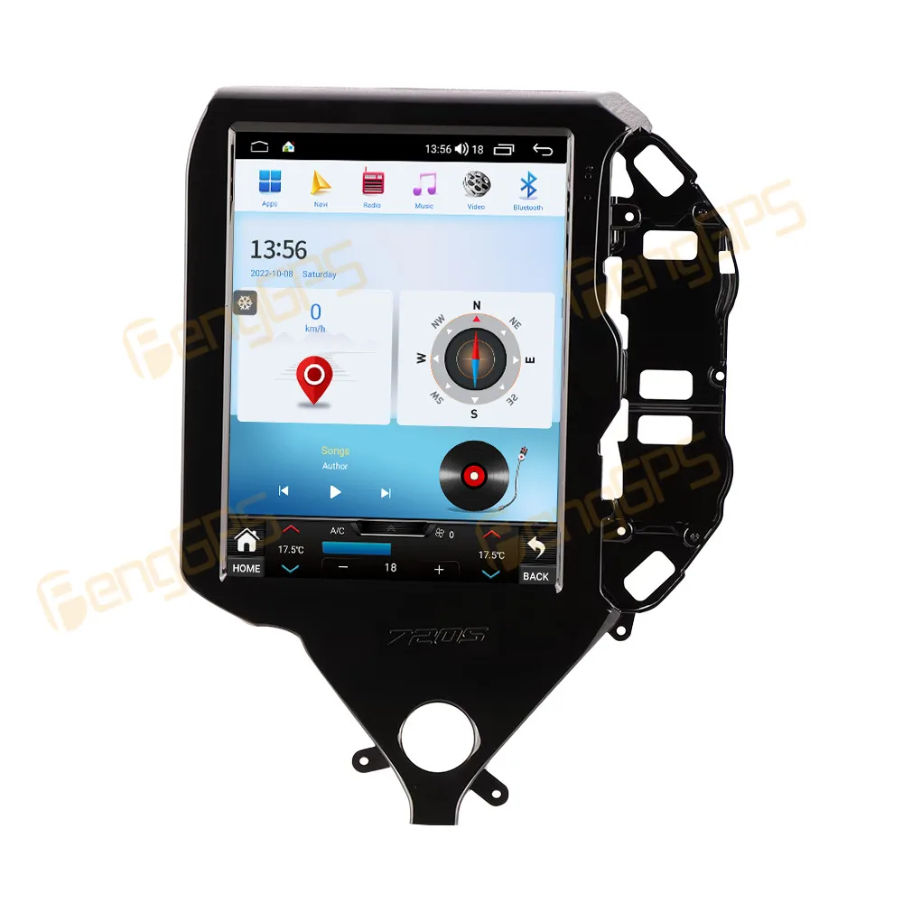 Android 13 экран для McLaren 720S 2017-2021 автомобильный мультимедийный плеер Навигация