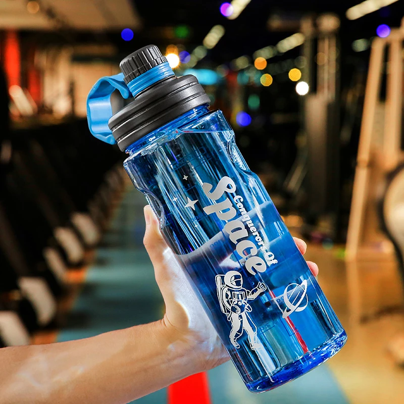 

Спортивная бутылка для воды большой емкости для спортзала, кемпинга, походов и активного отдыха-модная бутылка-Шейкер для питья