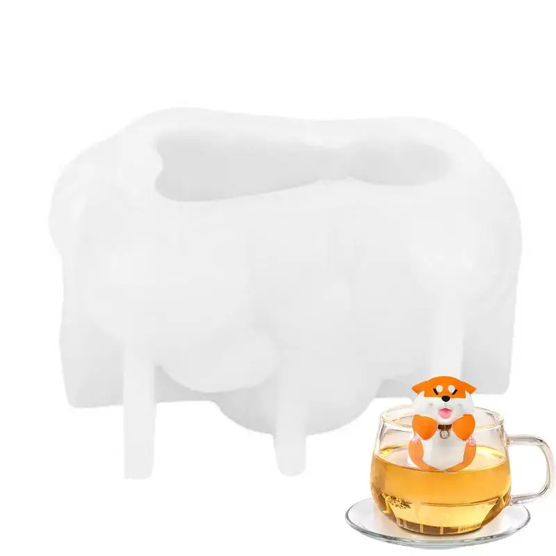

Форма для льда в виде панды, многоразовые 3D силиконовые герметичные формы для льда для виски, Бурбона, коктейлей, кофе, газированных напитков
