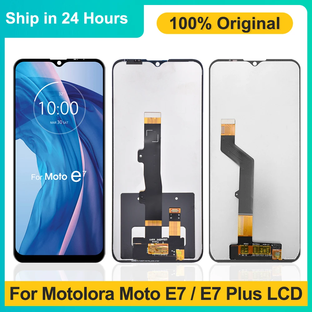 6 5 &quotоригинальная замена для Motorola Moto E7 ЖК-дисплей Plus XT2081-1 LCD сенсорный экран