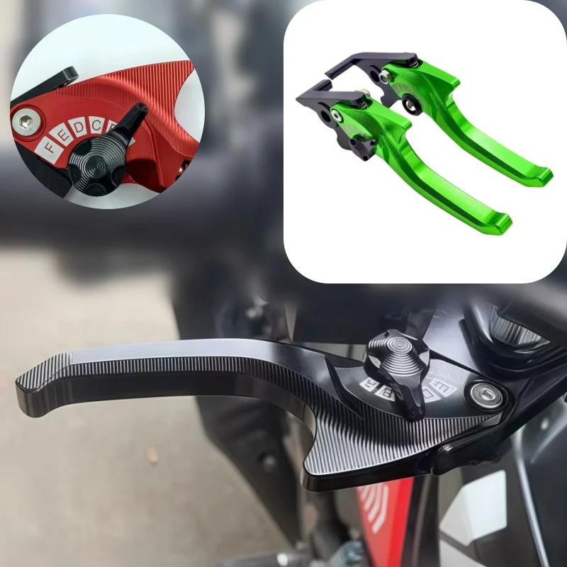 Фото Для YAMAHA Aerox NVX155 QBIX125 2017 2018 2019 2020 новая парковочная ручка с ЧПУ, тормозной рычаг сцепления, аксессуары для мотоциклов 2017-2020 №1