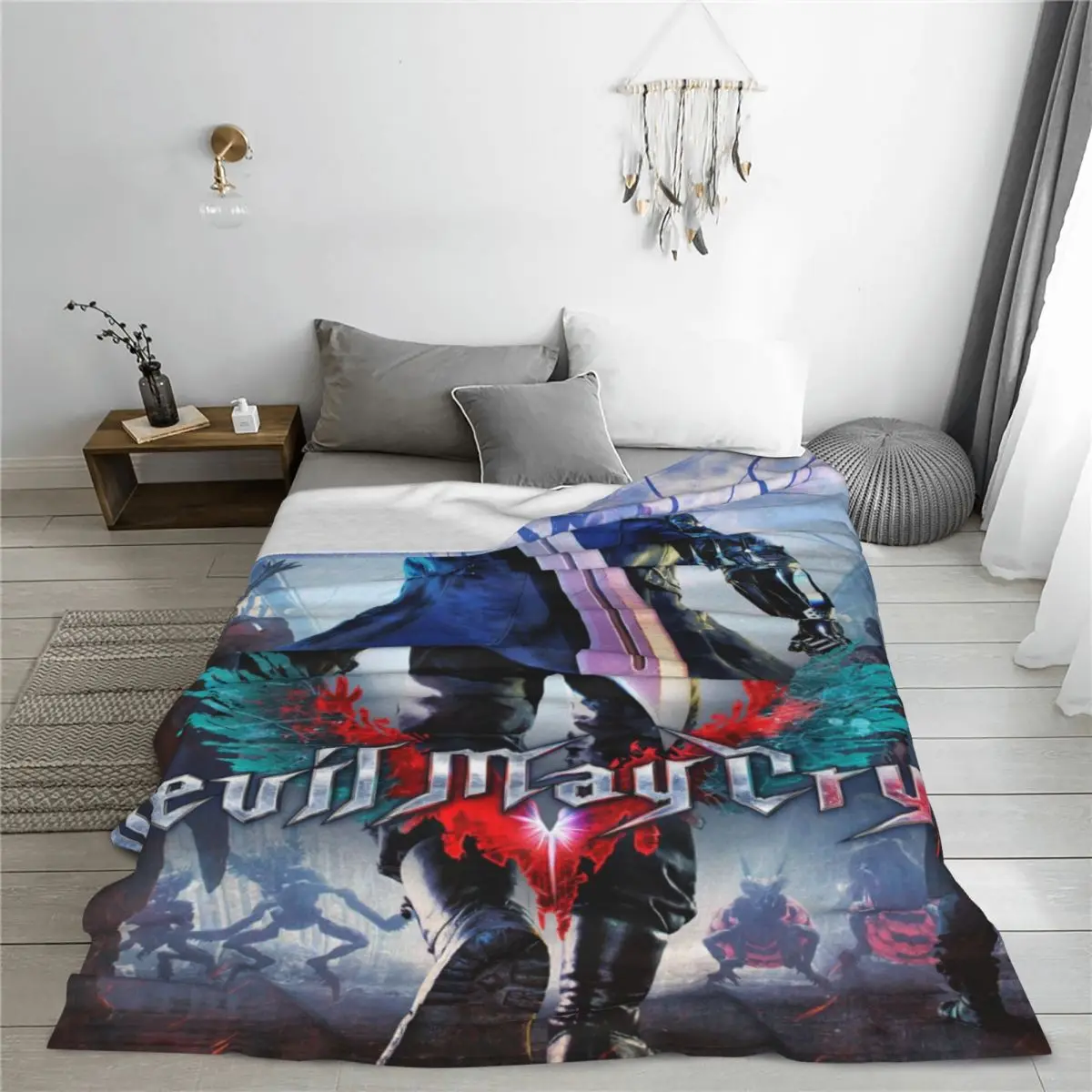 D-Devil May Cry DMC игровые одеяла чехол для дивана фланелевые зимние мультяшные